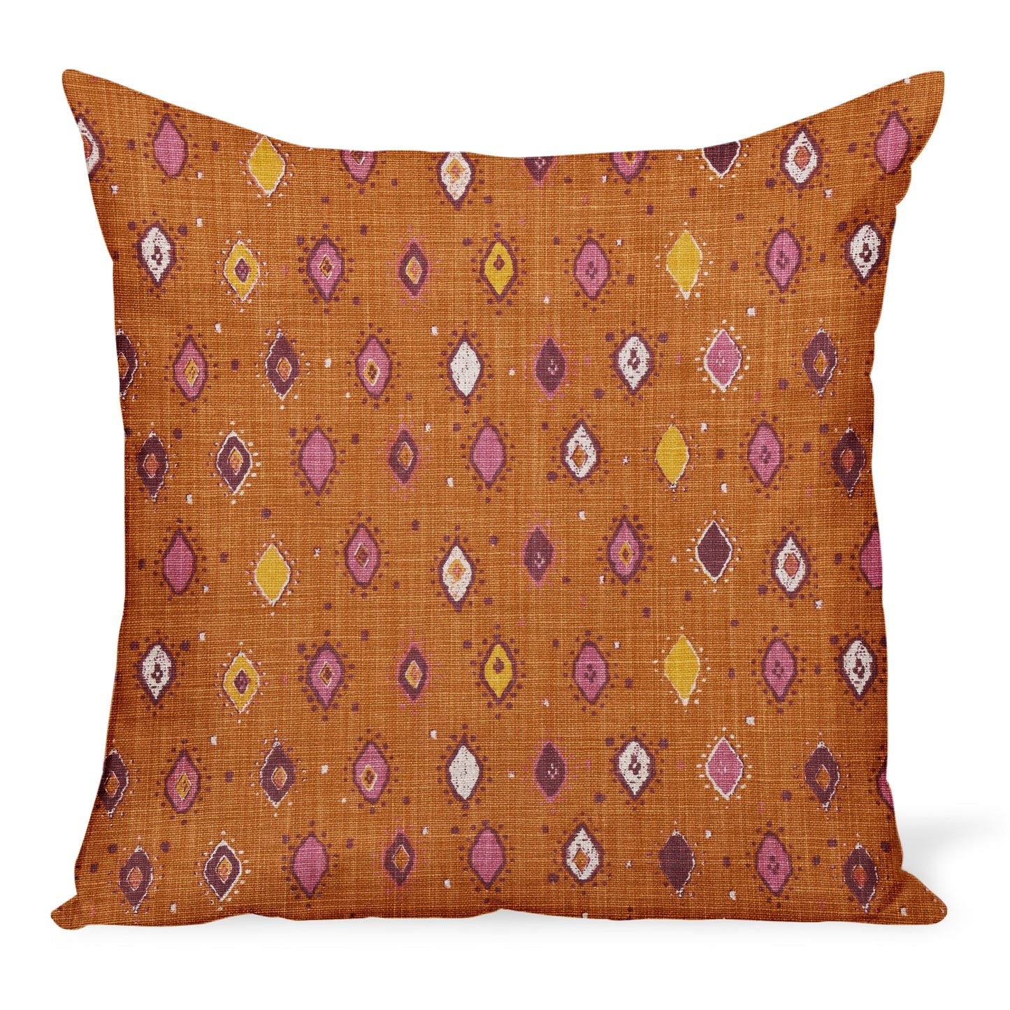 Coussin Oona orange/rose de Peter Dunham Textiles