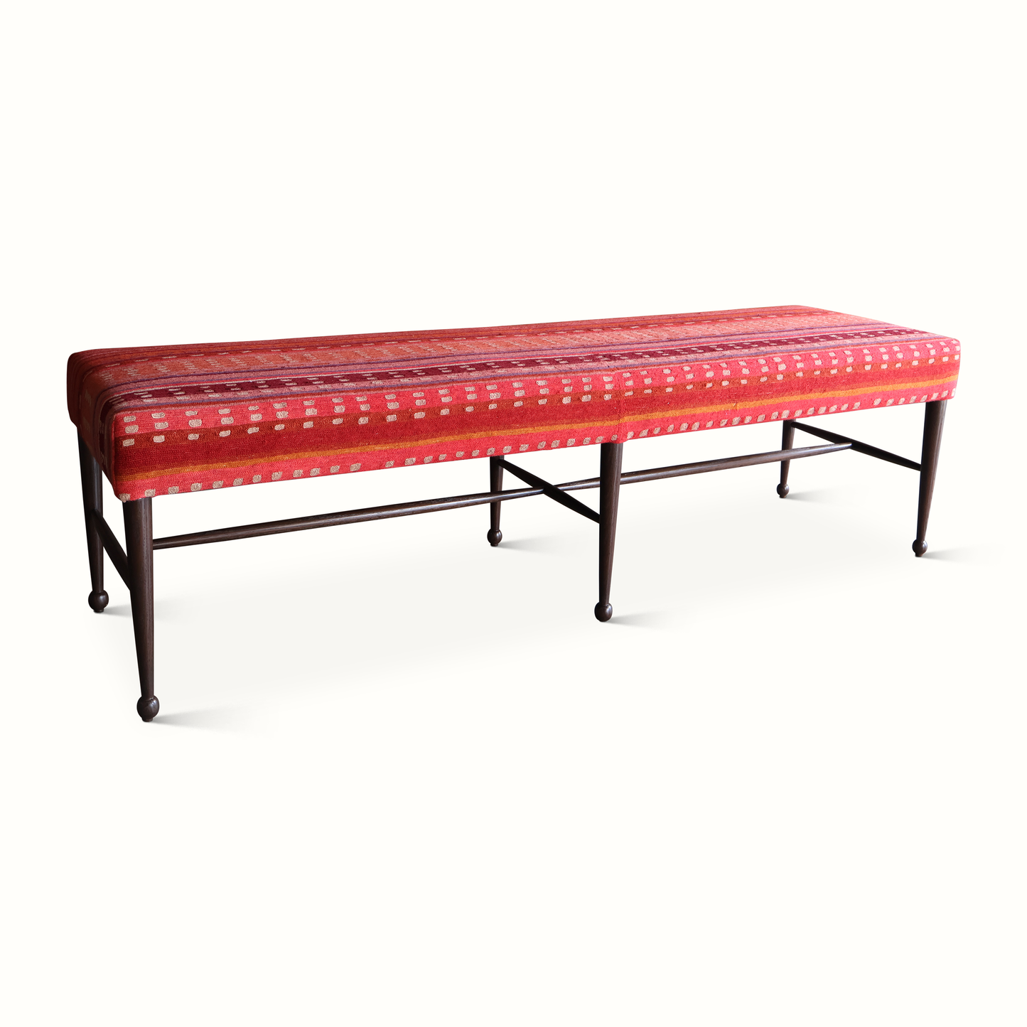 Banc Madison en laine vintage