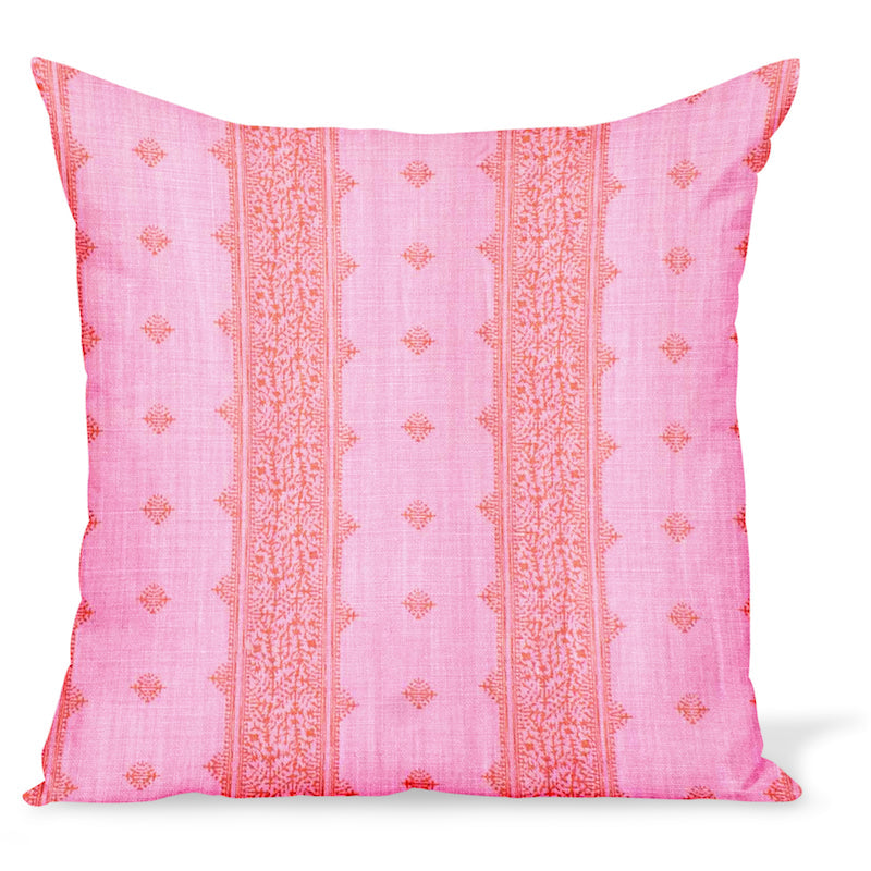 Coussin Fez Stripe rose/orange de Peter Dunham Textiles