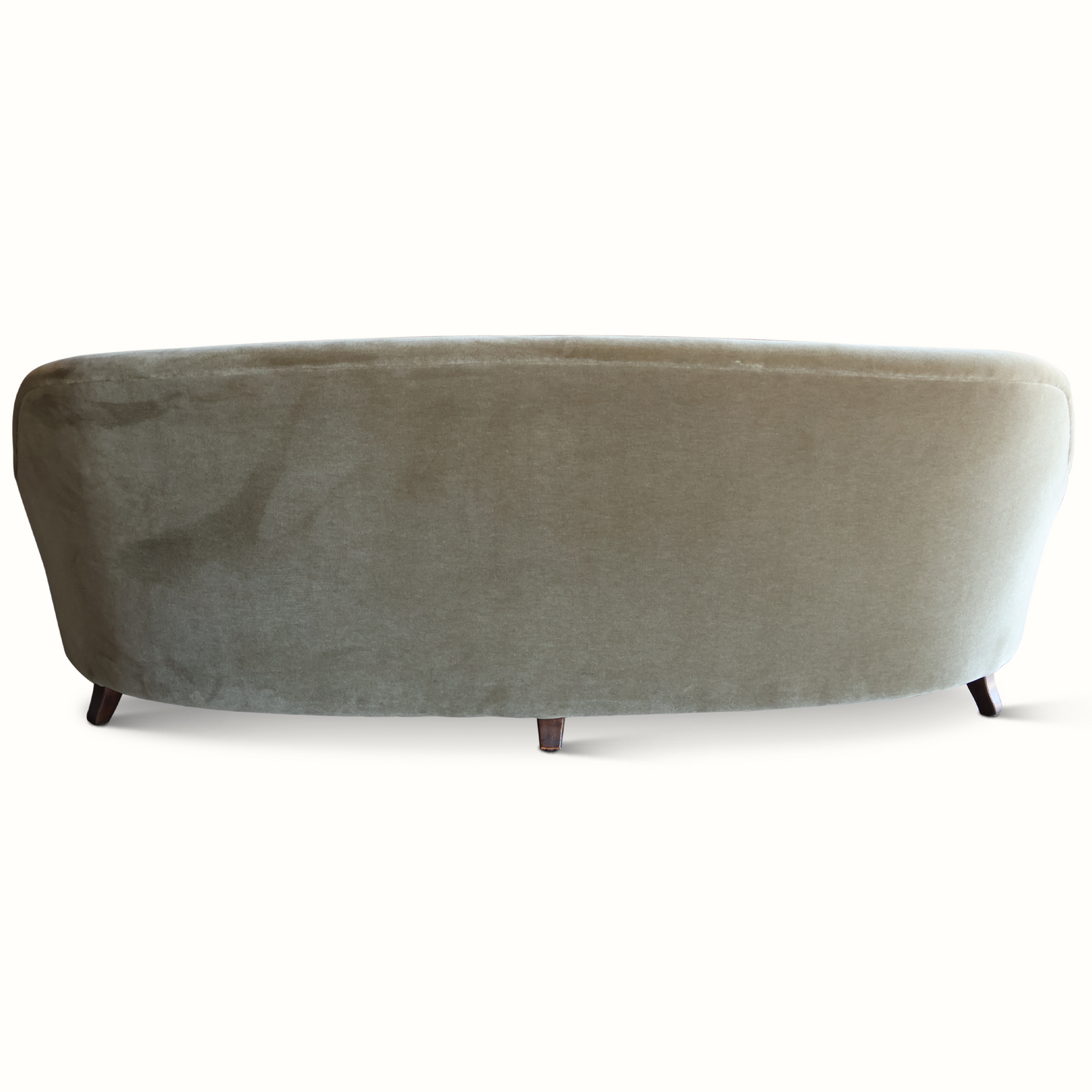 Canapé en Mohair par Joaquim Tenreiro, Brésil, 1950s