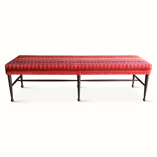 Banc Madison en laine vintage